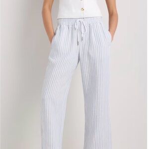 Quince Striped  Linen Pants M